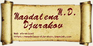 Magdalena Đurakov vizit kartica